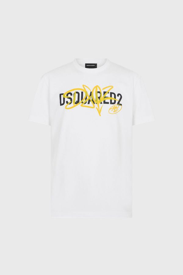 Dsquared2 Graffiti Cool Fit T-Shirt S74GD1580D20106