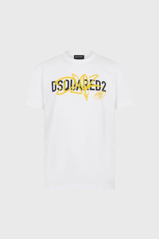 Dsquared2 Graffiti Cool Fit T-Shirt S74GD1580D20106