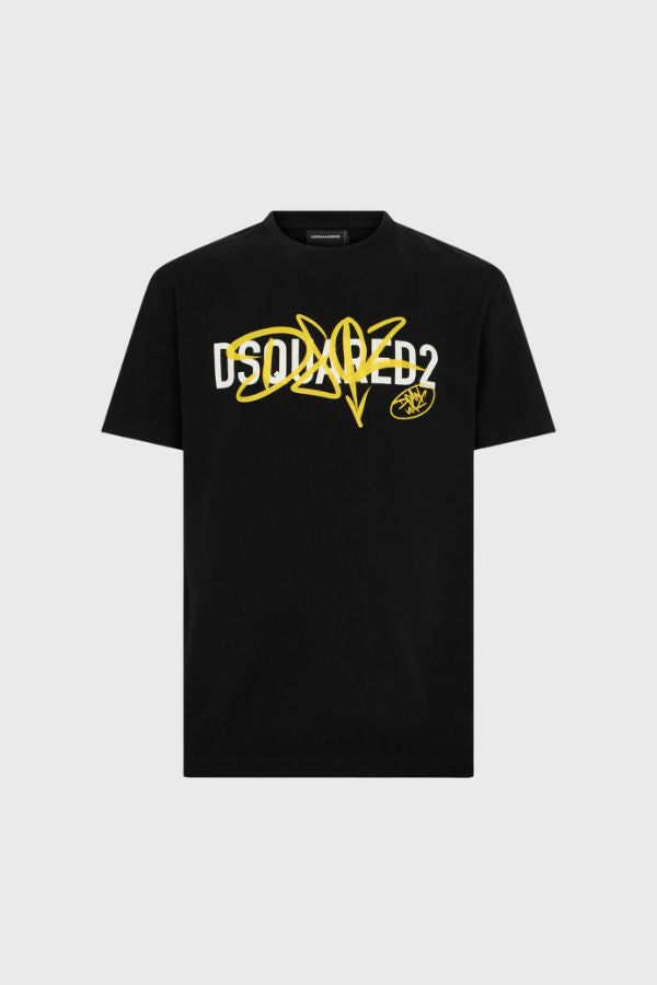 Dsquared2 Graffiti Cool Fit T-Shirt S74GD1580D20106