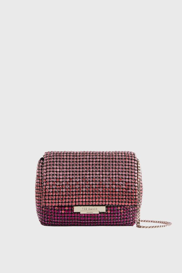 Ted Baker Crystal Mini Cross Body Bag 264784-WXB-GLITERS