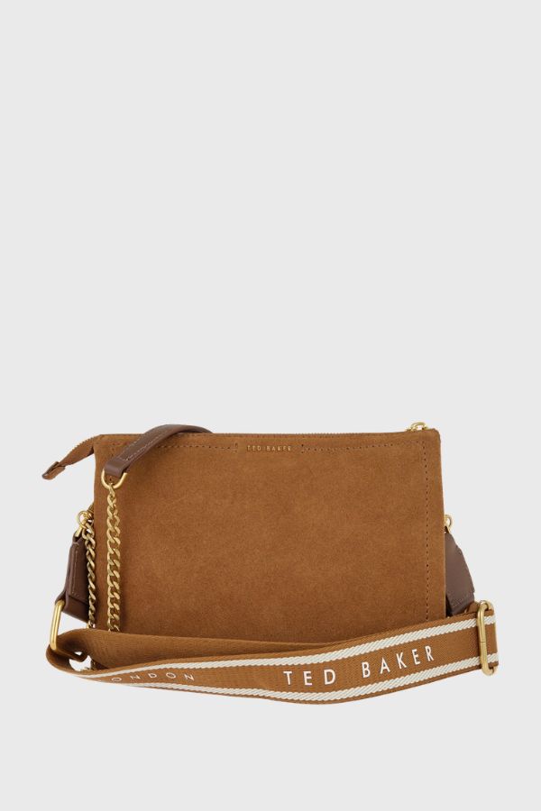Ted Baker Webbing Suede Crossbody Bag S284114-WXB-SHALINA
