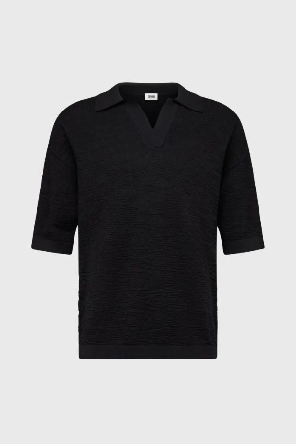 Drykorn Oversized Pure Cotton Knit Polo Laurenzzo 420249
