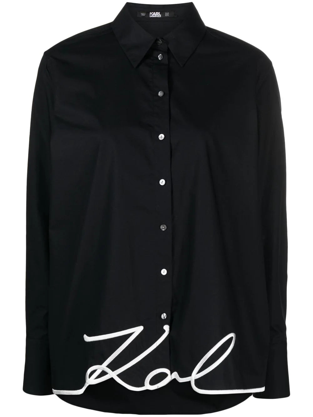 Karl Lagerfeld Hem Signature Shirt 236W1606