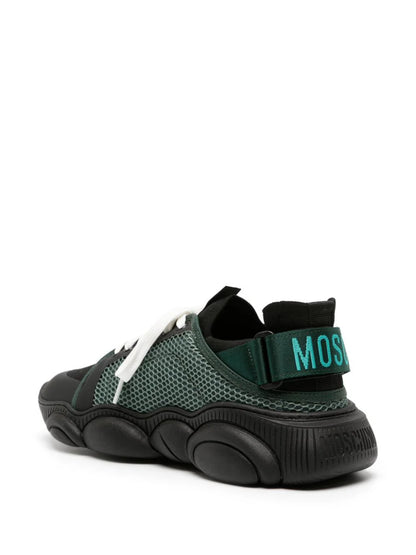 Moschino Bear-Motif Mesh-Panel Sneakers MB15353G1IGH6