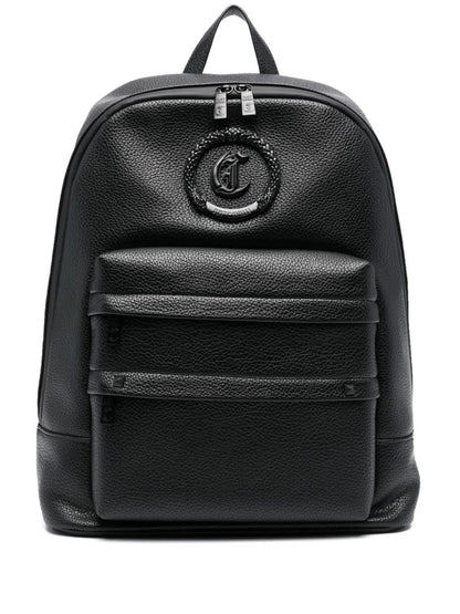 Just Cavalli Appliqué-logo Mesh-panel Backpack 76QA4B41ZSA19