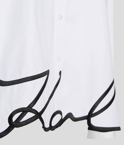 Karl Lagerfeld Hem Signature Shirt 236W1606