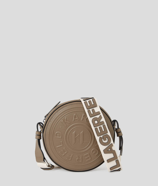 Karl Lagerfeld K/Circle Patch Crossbody Bag 236W3095
