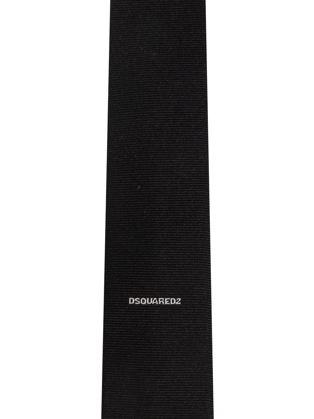 Dsquared2 Logo Embroidered Silk Tie TIM000200S07710