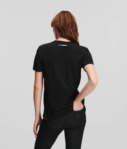 Karl Lagerfeld Glitter T-shirt 240W1722