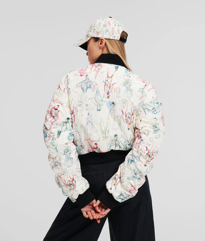 Karl Lagerfeld Archive Bomber 245W1409