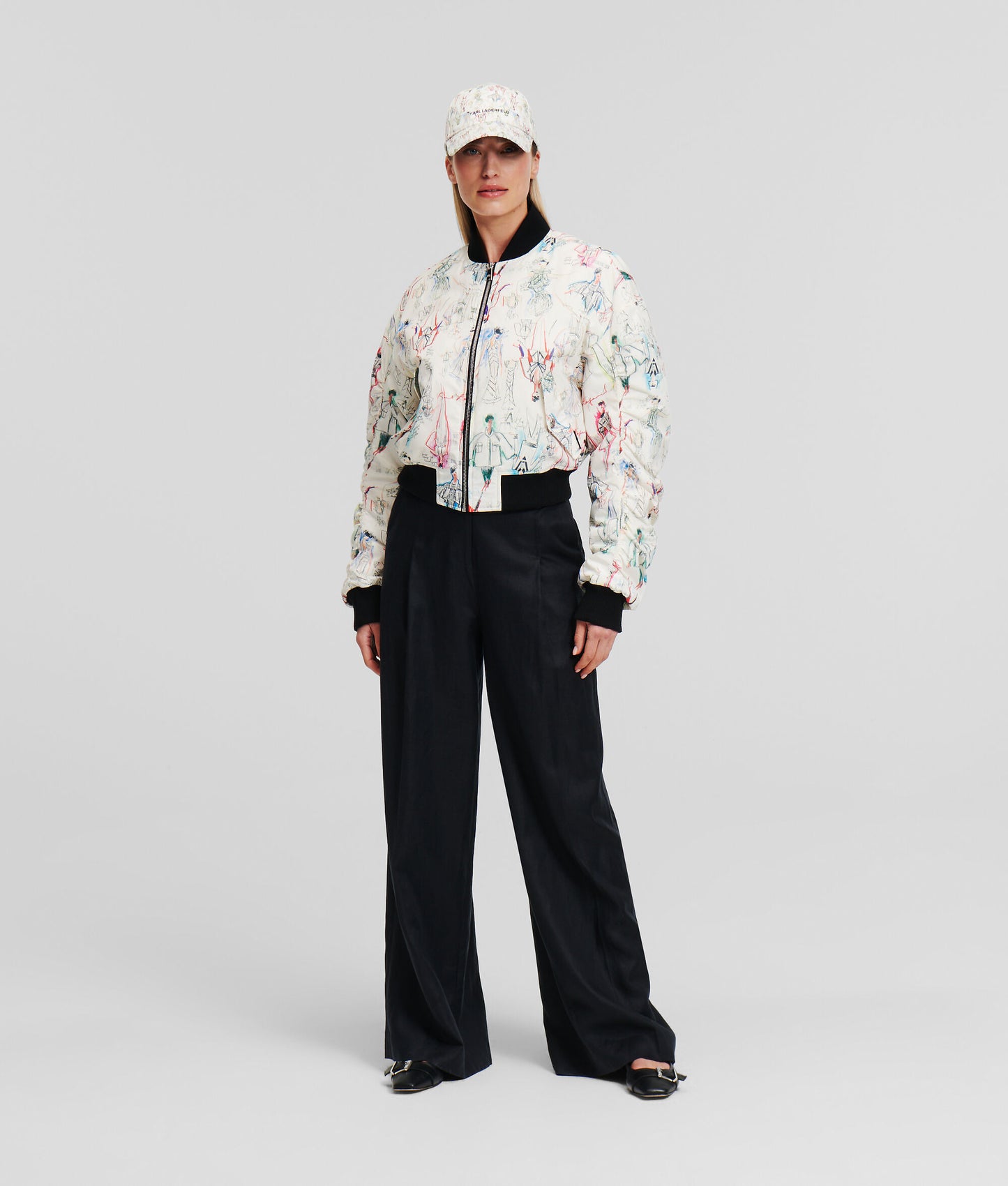 Karl Lagerfeld Archive Bomber 245W1409