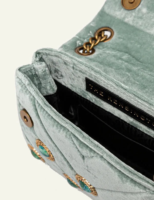 Kurt Geiger Mini Velvet Kensington Bag 5018373789