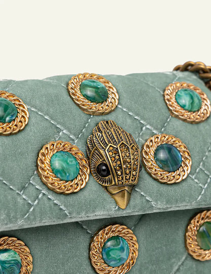 Kurt Geiger Mini Velvet Kensington Bag 5018373789