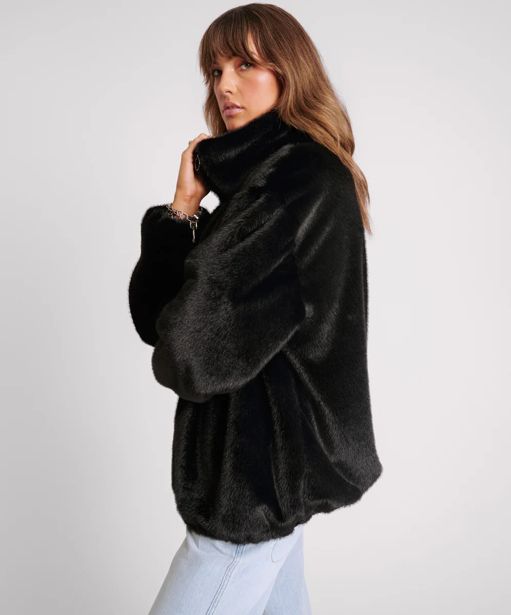 One Teaspoon Sauvage Faux Fur Jacket 84K26471