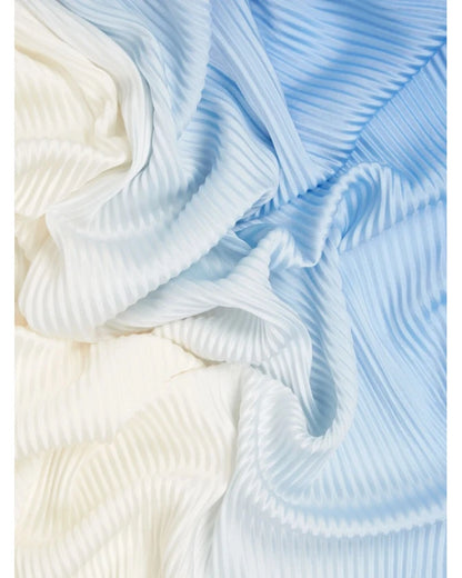 Karl Lagerfeld K/Monogram Degr Pleated Scarf A2W33054