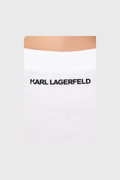 Karl Lagerfeld Rhinestone Logo T-Shirt B4W17048