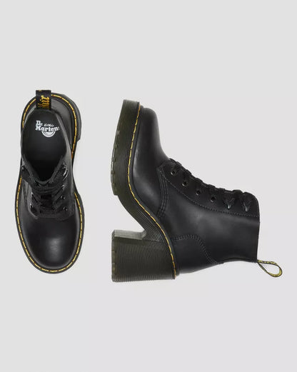 Dr. Martens Jesy Lace Up Flared Heel Boots 27613001