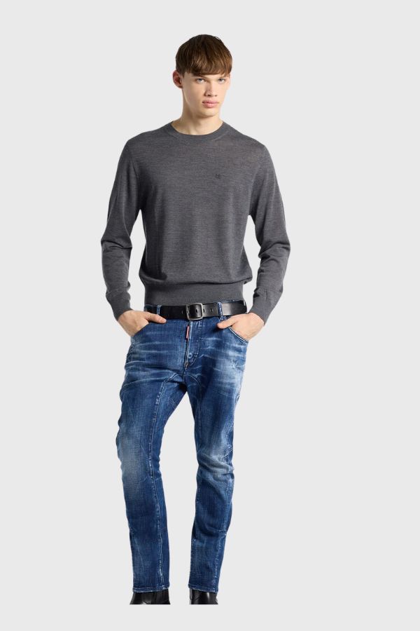 Dsquared2 Dark Milky Way New Biker Jeans S74LB1950D30010