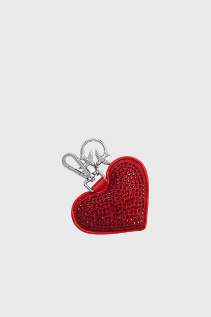 Pinko Heart Logo Charm Strass 107426 A31U