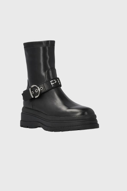 Pinko Eva Ankle Stretch Spreading Leather Boot SD0605E007