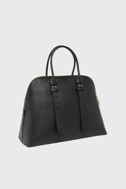 Pinko Maxi Leather Escape Bag Bowling Bag 105172 A0QO