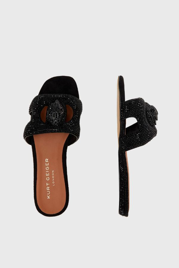 Kurt Geiger Eagle Cut Out Flat Sandal 5611900209