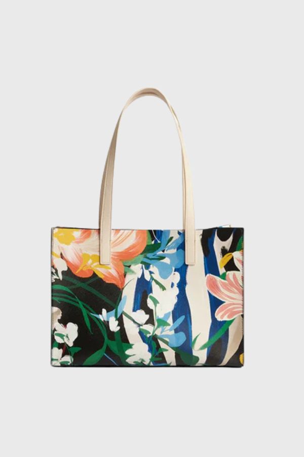 Ted Baker Floral Bouquet Printed Elongated Icon Bag S284124-WXB-BOUMINA