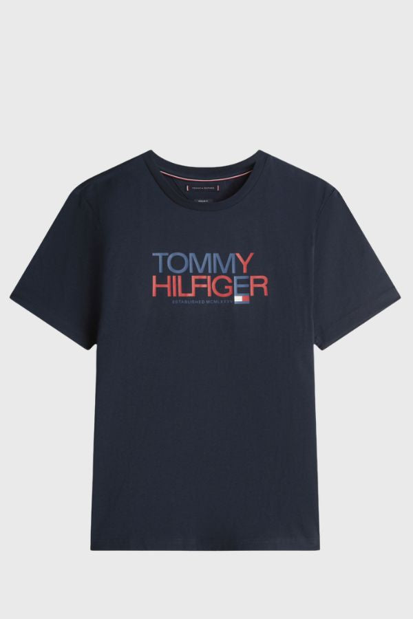 Tommy Hilfiger Brand Love Big Text Tee MW0MW42369