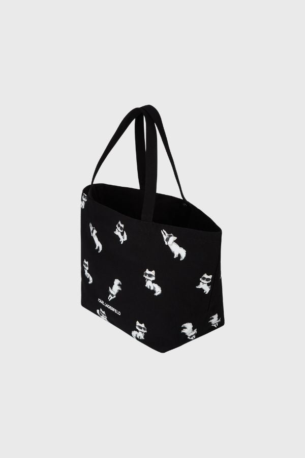 Karl Lagerfeld Ikon Choupette Print Shopper B1W50053