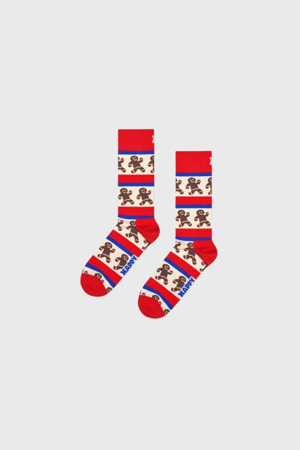 Happy Socks 2-Pack Gingerbread Heart Socks Gift Set Συσκευασία Δώρου P003375