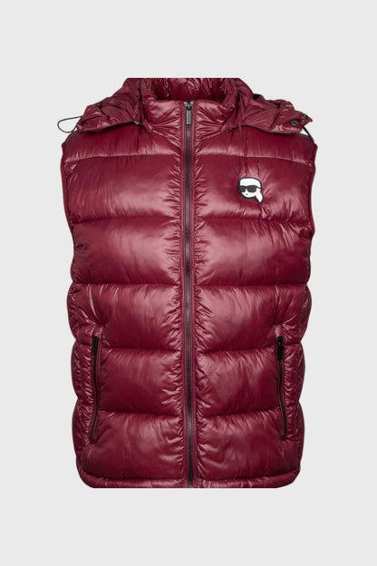 Karl Lagerfeld Sleeveless Hooded Jacket Regular Fit 505023-554590