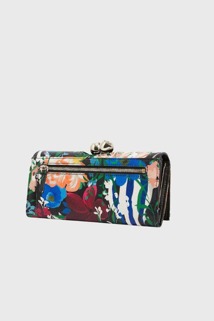 Ted Baker Bouquet Printed Leather Large Bobble Purse S284106-WXL-BOUANNE
