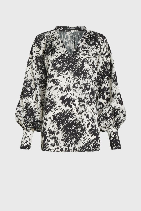 Karl Lagerfeld Voluminous Printed Blouse B4W11013