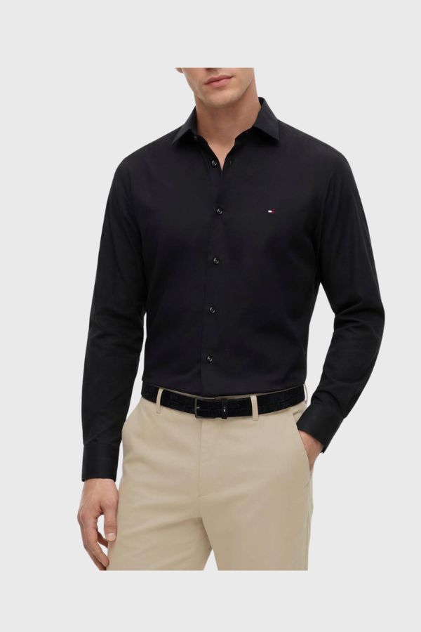 Tommy Hilfiger Cl Non Iron Solid Shirt MW0MW43122