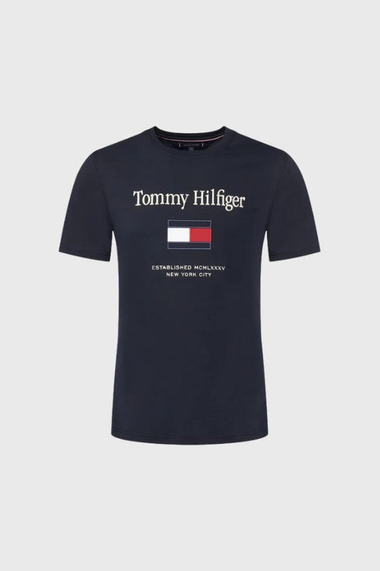 Tommy Hilfiger Embro Flag  T-Shirt  MW0MW42736
