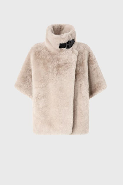 Pinko Aspen Aspetto Visone Coat 107043 A3E7