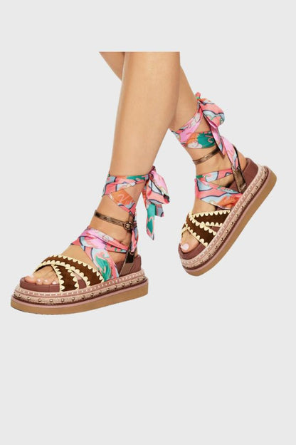 Kurt Geiger Orson Cross Scarf Sandal 5597336219