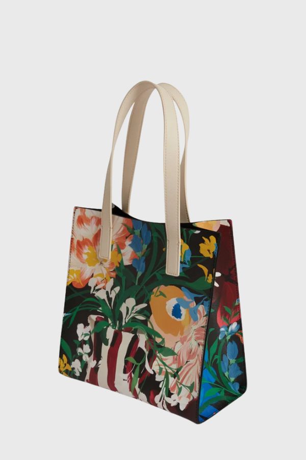 Ted Baker Floral Bouquet Printed Small Icon Bag S284100-WXB-BOUCONI