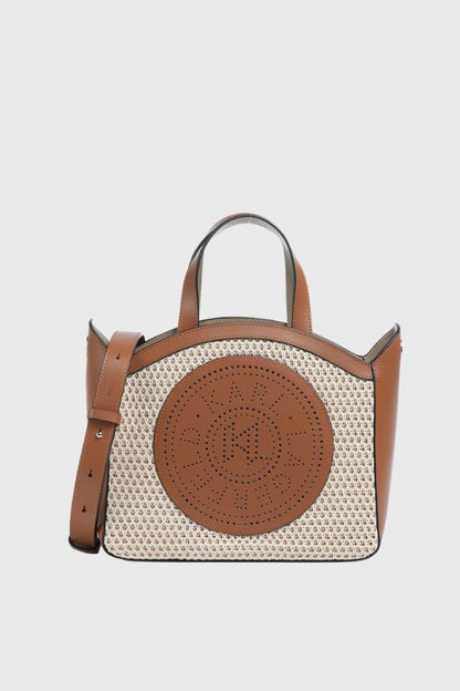 Karl Lagerfeld K/Circle Small Tote Raffia Mesh B2W30019