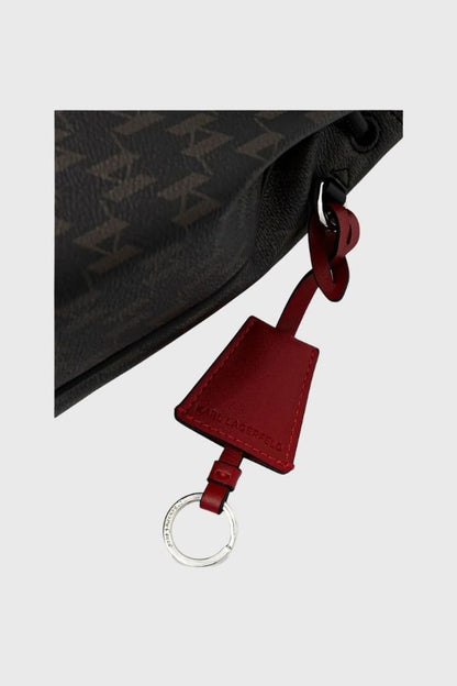 Karl Lagerfeld Ikon Monogram Cc Sm Flap Backpack B1W30021