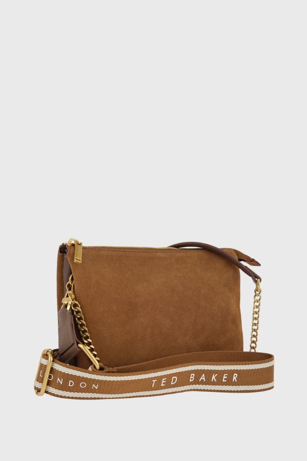 Ted Baker Webbing Suede Crossbody Bag S284114-WXB-SHALINA