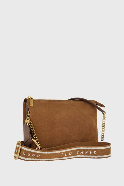 Ted Baker Webbing Suede Crossbody Bag S284114-WXB-SHALINA