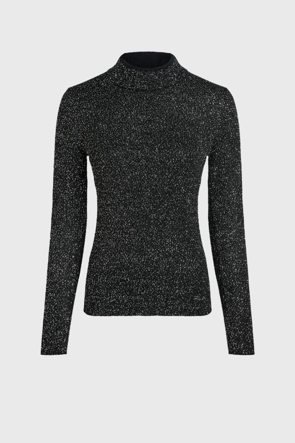 Karl Lagerfeld Sequin Knit Top B4W18019