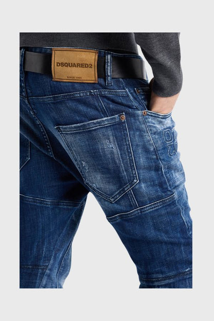 Dsquared2 Dark Milky Way New Biker Jeans S74LB1950D30010
