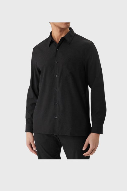 Calvin Klein Solid Seersucker Classic Shirt LV04LF108G