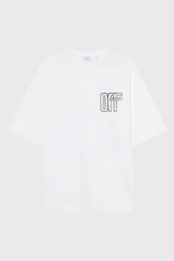 Off White Motion Arrow Skate S/S Tee 44MAA120F26J00Y100