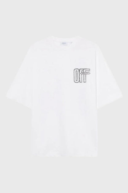 Off White Motion Arrow Skate S/S Tee 44MAA120F26J00Y100