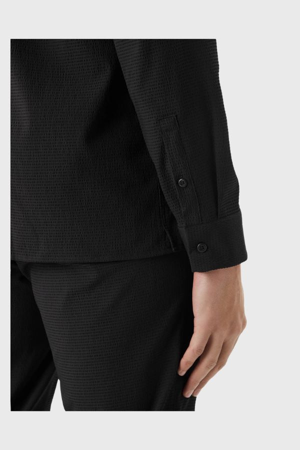 Calvin Klein Solid Seersucker Classic Shirt LV04LF108G