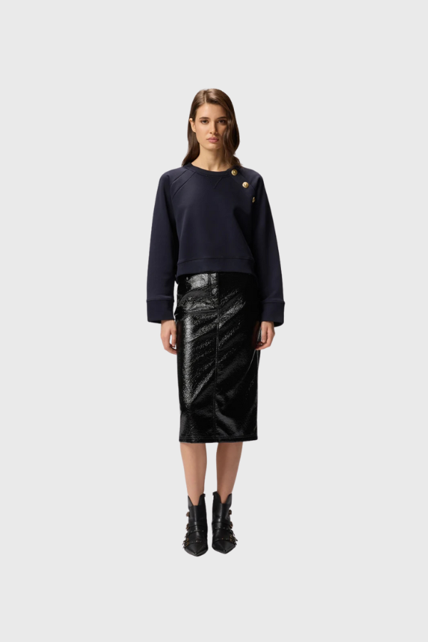 Pinko Margarina Knitwear Sweatshirt With Buttons 105613A2TCG82