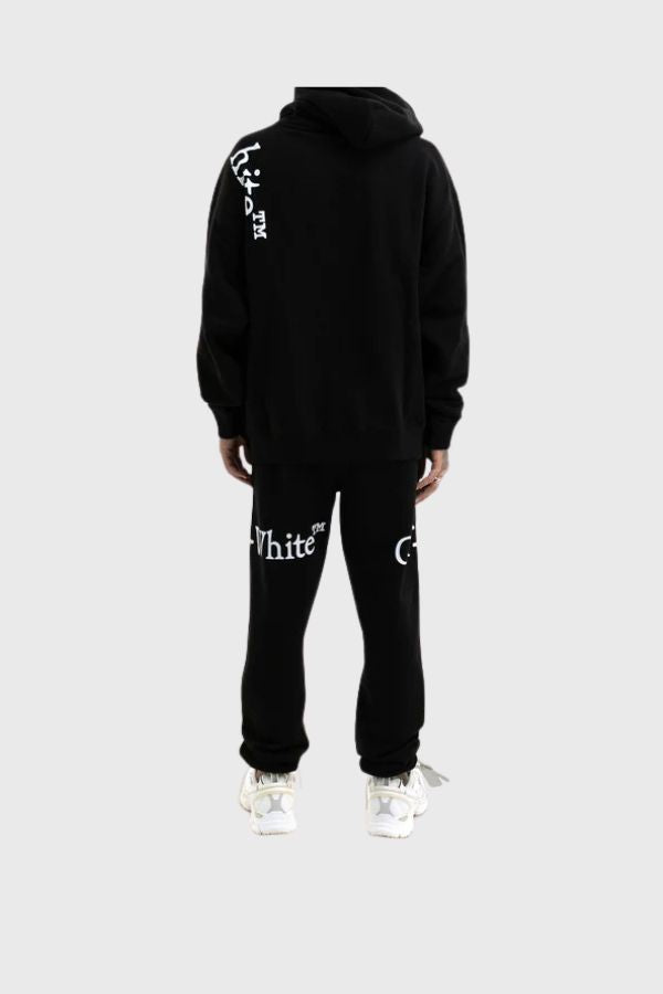 Off White Bookish Scarf Cuffed Sweatpants 44MCH057F26F001001
